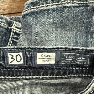 Chloe Denim Bootcut Jeans in Classic Blue